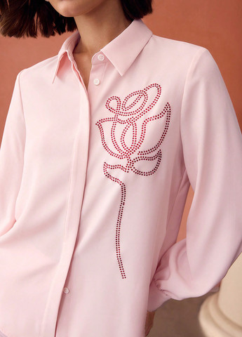 Світло-рожева блуза SHEIN