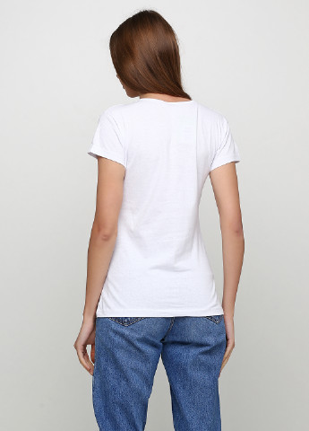 Белая летняя футболка Tenkie