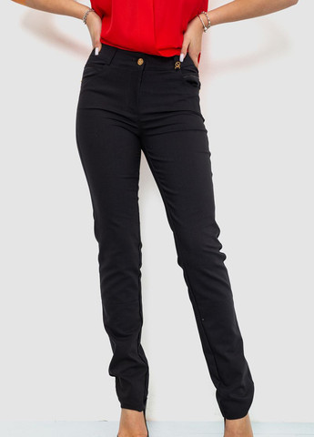 Черные кэжуал демисезонные зауженные брюки Ager