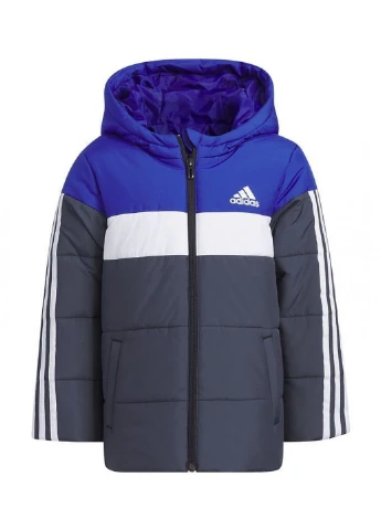 Темно-синяя зимняя куртка adidas LK PAD JKT