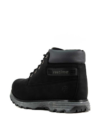 Черные зимние ботинки Restime