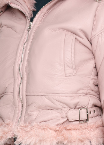 Розовая зимняя куртка Qianjiaqbaimei