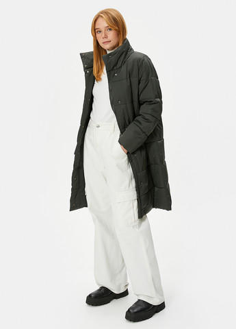 Чорна демісезонна куртка куртка-пальто KOTON