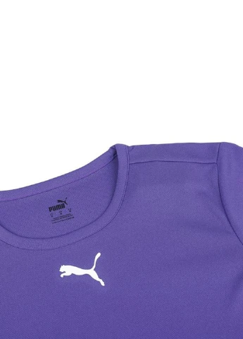 Фиолетовая демисезонная футболка 704938-10 Puma teamRISE Jersey Jr