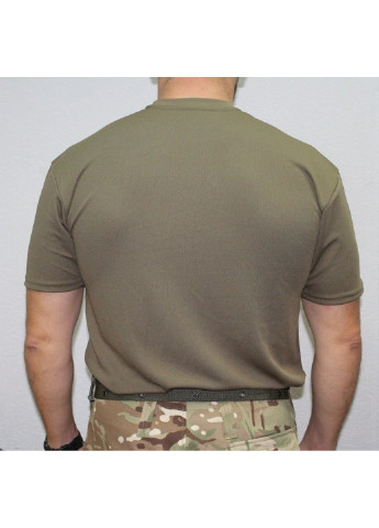 Хаки (оливковая) футболка мужская тактическая потоотводящая кулмакс coolmax всу s 6608 хаки No Brand