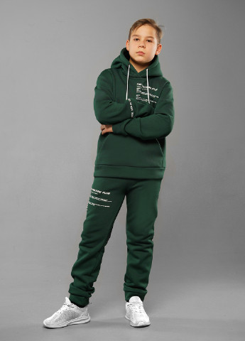 Изумрудный зимний изумрудный зимний спортивный костюм с надписями брючный Sinthia