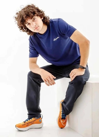 Синяя футболка lsuts0003-842a Australian Easy Tech Pique T-Shirt R-Fit Blue