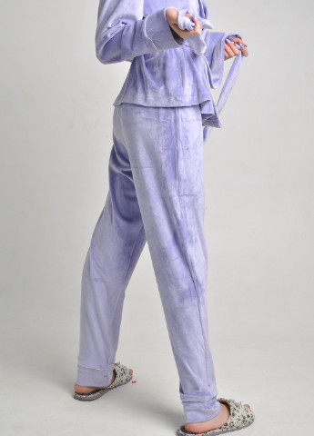 Лавандова всесезон велюрова піжама Fashion Club