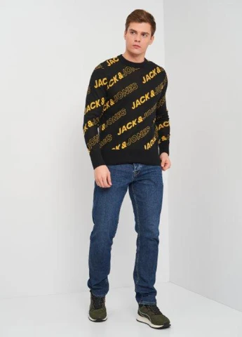 Чорний демісезонний джемпер джемпер JACK&JONES