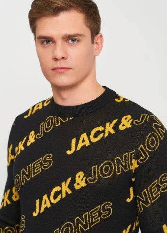 Чорний демісезонний джемпер джемпер JACK&JONES