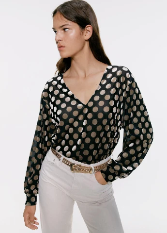 Чёрная блуза Zara