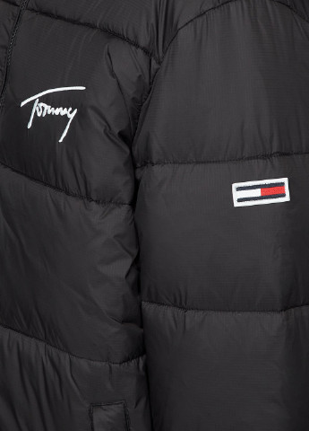 Черная зимняя куртка Tommy Jeans