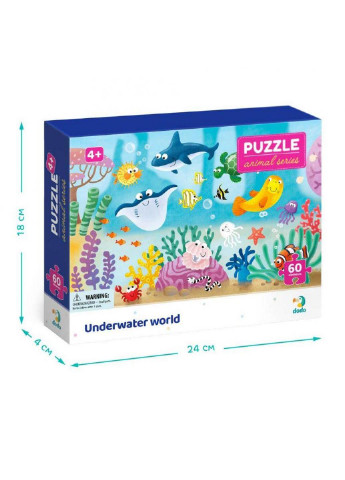 Пазл "Подводный мир" 300378 DoDo Toys (215908329)