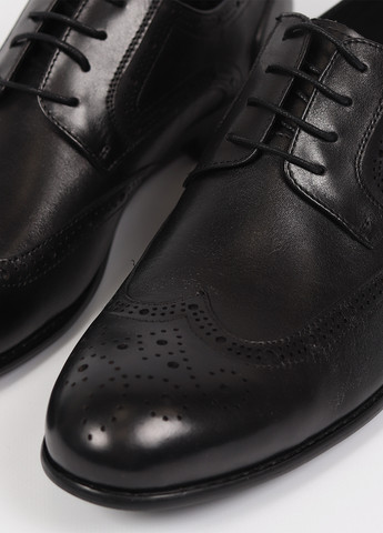 Черные классические туфли Respect на шнурках