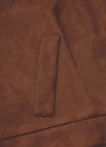 Коричнева демісезонна куртка косуха SHEIN