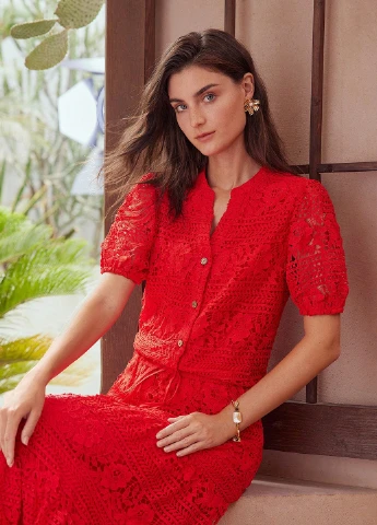 Червона блуза SHEIN