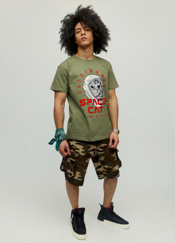 Хакі (оливкова) футболка чоловіча YAPPI