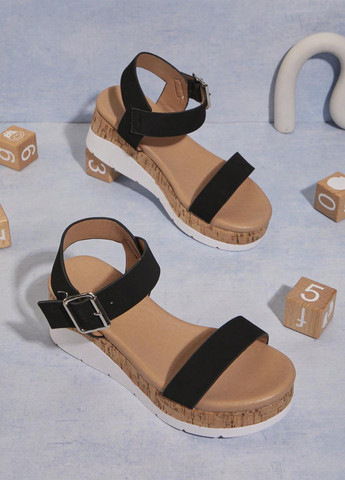 Черные босоножки SHEIN