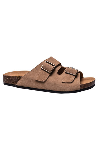 Темно-бежевые шлепанцы ALLSY