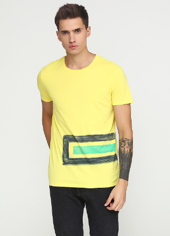 Жовта футболка United Colors of Benetton