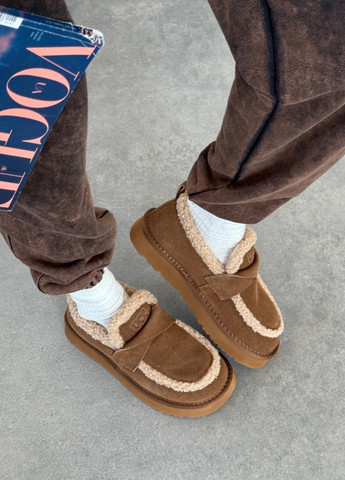 ITTS Туфлі коричневий з натуральна замша, китай — зима (366167482)