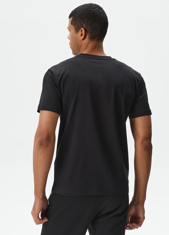 Чорна футболка Lacoste