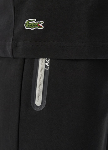 Чорна футболка Lacoste