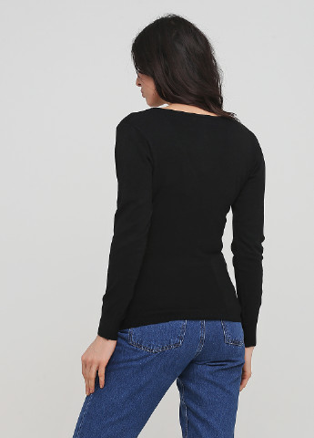 Чорний демісезонний пуловер пуловер William de Faye