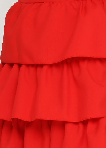 Красное кэжуал платье Gator однотонное