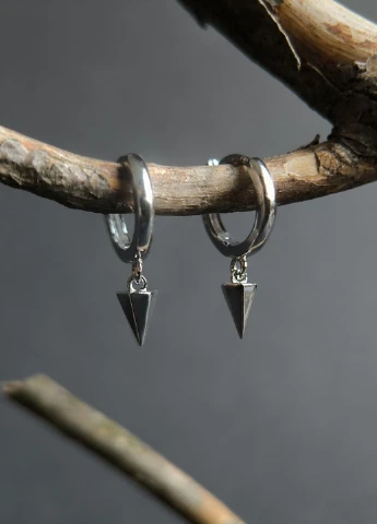 Сережки Silver Flame (350941316)