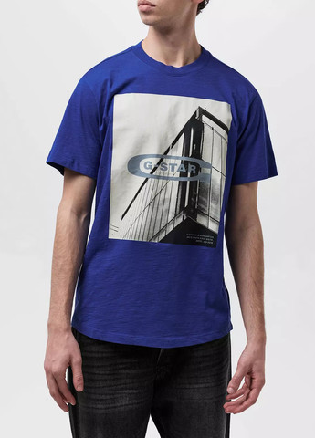 Синя футболка G-Star Raw