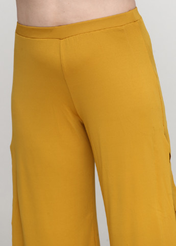 Горчичные кэжуал демисезонные кюлоты брюки Zara
