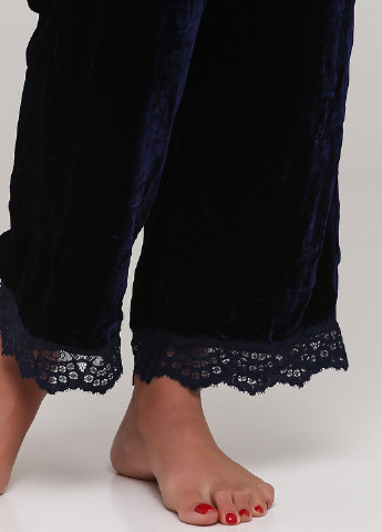 Темно-синие домашние демисезонные брюки Vero Moda