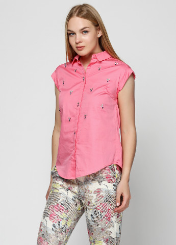 Розовая летняя блуза Axel