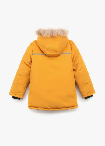 Горчичная зимняя куртка No Brand