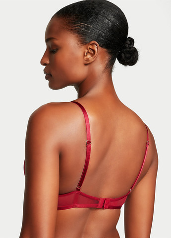 Червоний демісезонний комплект (бюстгалтер, труси) Victoria's Secret