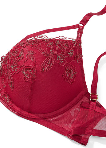 Червоний демісезонний комплект (бюстгалтер, труси) Victoria's Secret