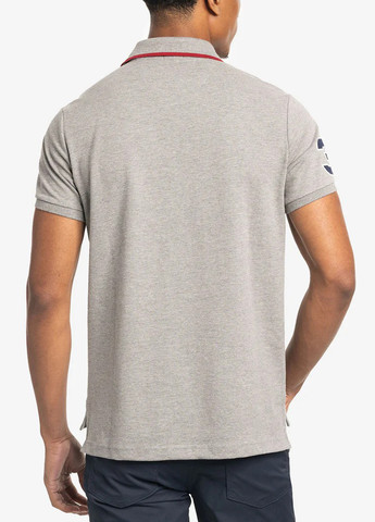 Серая футболка-поло для мужчин U.S. Polo Assn. меланжевая