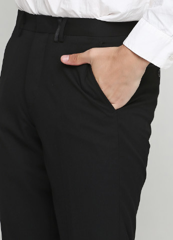 Черные кэжуал демисезонные зауженные брюки Devred