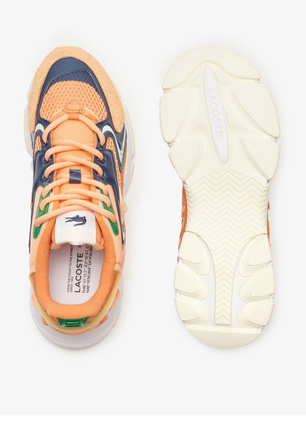 Оранжевые демисезонные кроссовки Lacoste L003 NEO