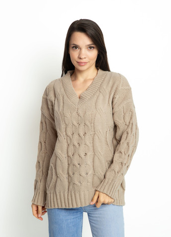 Світло-бежевий демісезонний пуловер пуловер Time of Style