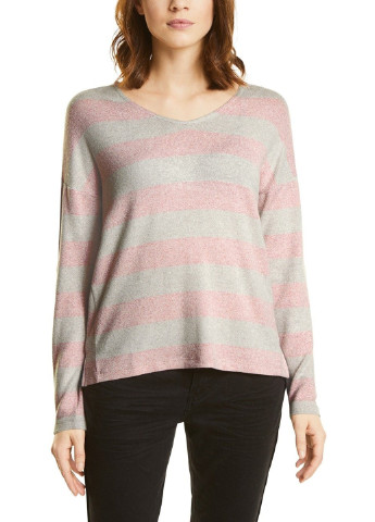 Светло-розовый демисезонный пуловер пуловер Street One