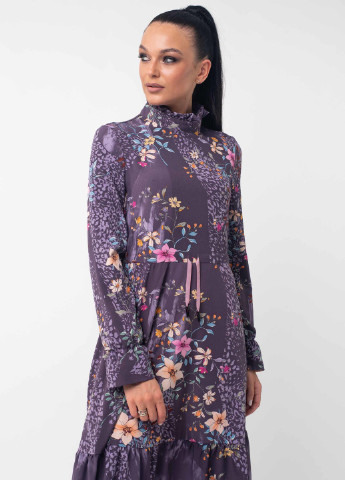 Фиолетовое кэжуал платье рут пл 10.2-09/19 фиолет Ри Мари однотонное