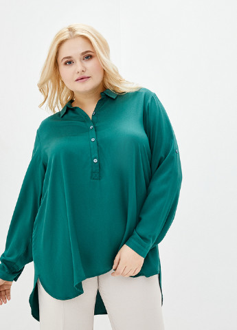 Зеленая демисезонная блуза Jhiva