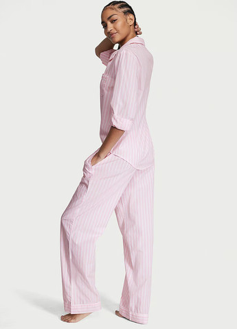 Розовая всесезон пижама (рубашка, брюки) рубашка + брюки Victoria's Secret