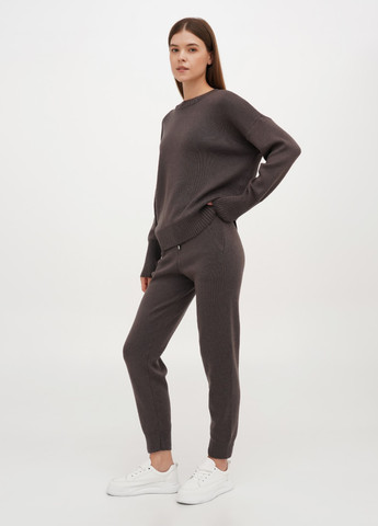 Серо-коричневый демисезонный свитер джемпер ESSME