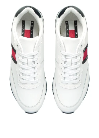 Белые демисезонные кроссовки Tommy Jeans