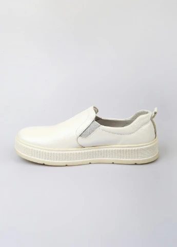 Белые слипоны Forever однотонные