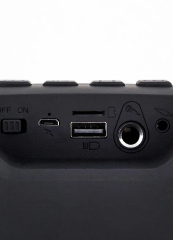 Портативна колонка F33 10Вт, USB, SD, FM радіо, Bluetooth, 1 мікрофон, ДК чорна (ЦУ-00033713) XPRO (254257038)