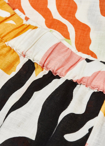 Желтая кэжуал с рисунком юбка Gant